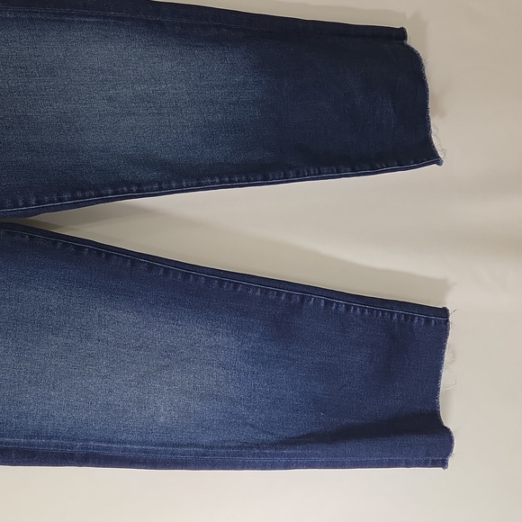 Mother The Mid Rise Rambler Zip Ankle Fray Taking Chances Size 28 - Picture 7 of 15